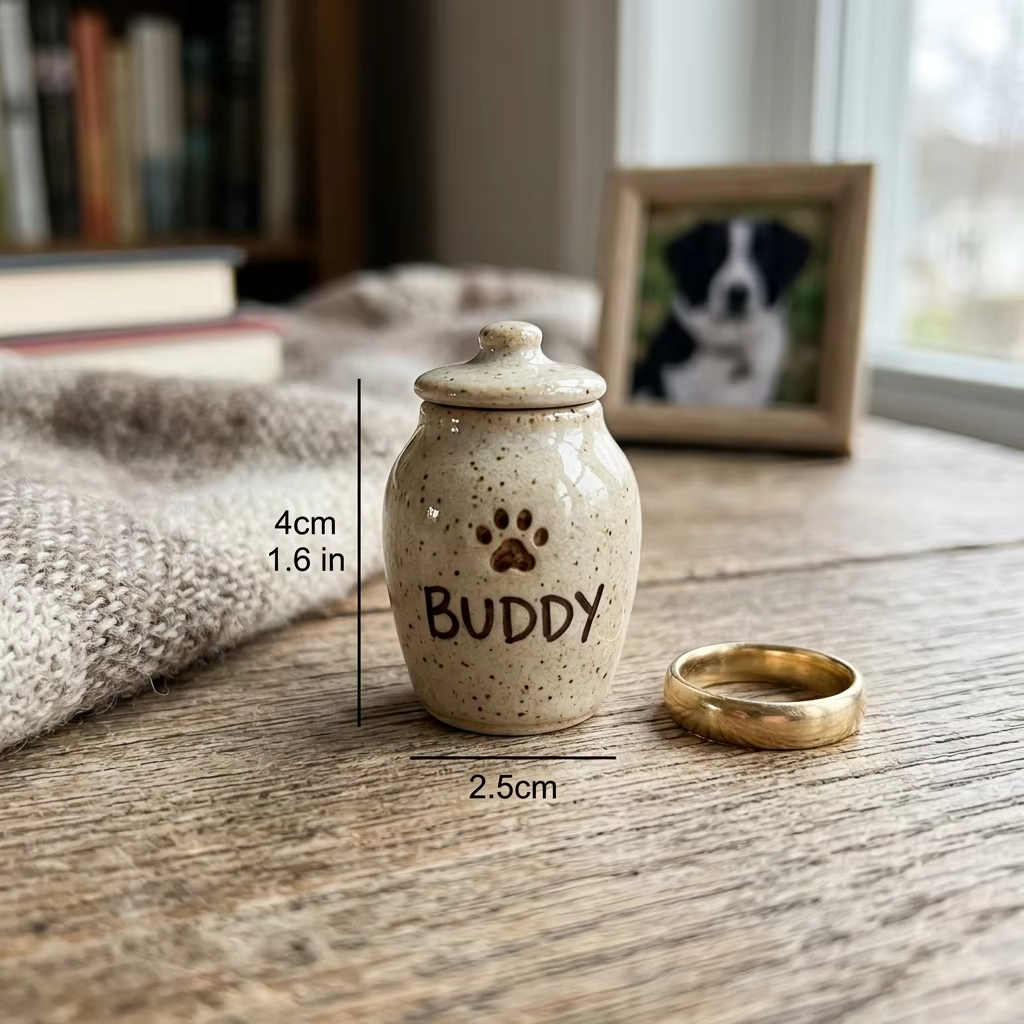 Industrial Modern — Concrete Dog Urn