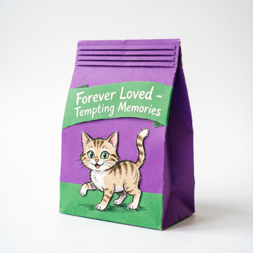 Forever Loved — Paper Cat Treat Bag