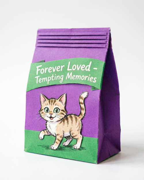 Forever Loved — Paper Cat Treat Bag