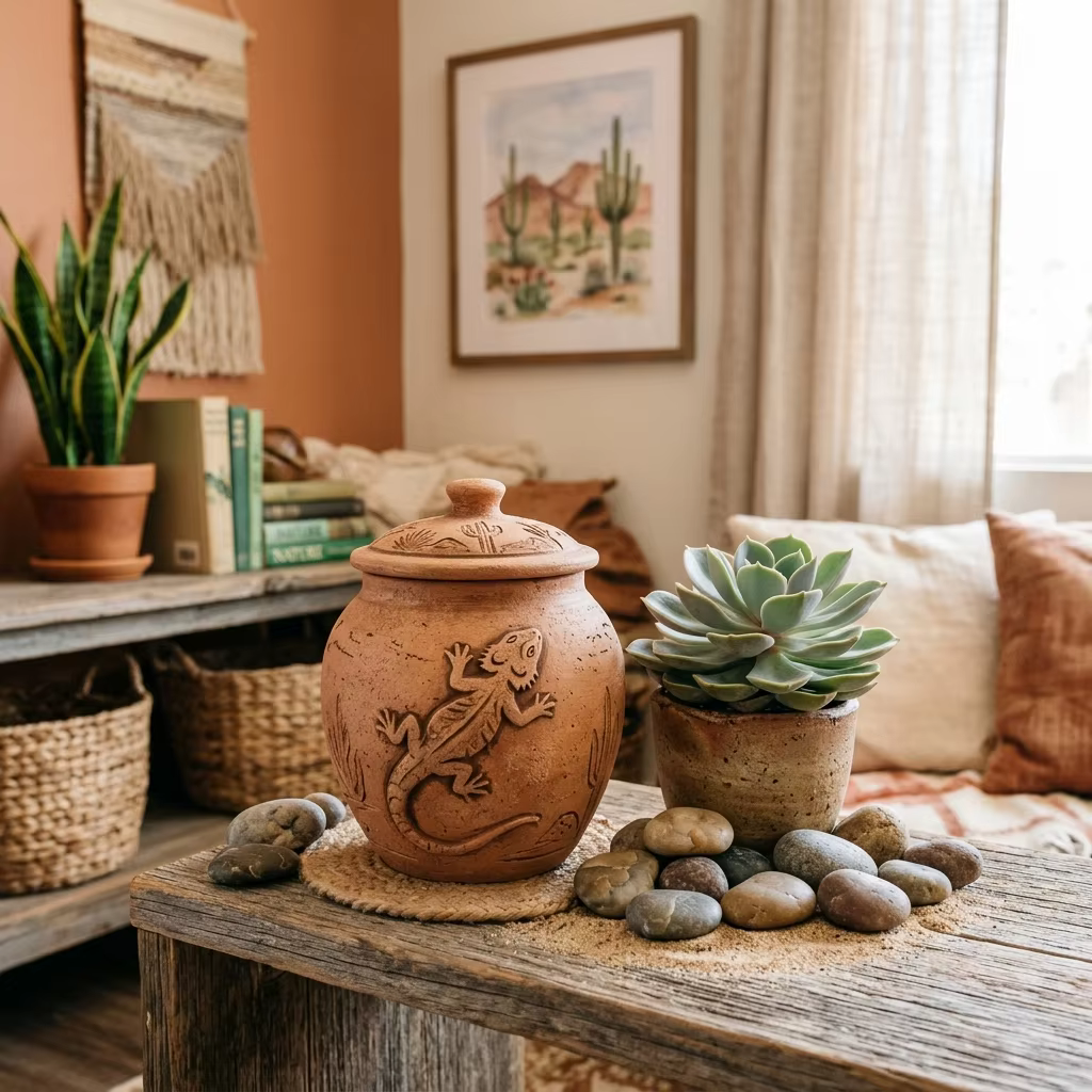 Rustic Terracotta — Reptile Memorial Urn